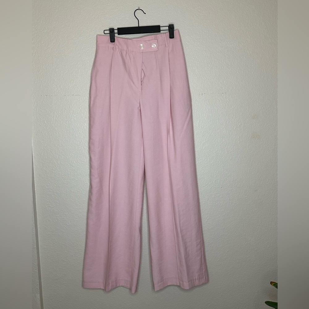 Zara High Waisted Wide Leg Pant